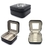 Custom Portable Black Leather Creative Jewelry Storage Box, 4.5"" L x 4.5"" W x 2"" H, Price/piece