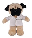 Custom Soft Plush Pug in Doctor's Jacket 8