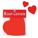 Custom Printed Heart Cutouts