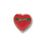 Custom Large Heart Printed Stock Lapel Pin, Price/piece