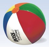 Custom Beach Ball w/ Multi-Colored Panels (9