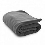 Blank Twin And Cot Fleece Blanket - Cinder Gray, 60