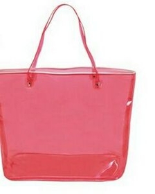 Custom Fashion Shopper Transparent Tote Bag