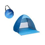 Custom Pop-Up UV-Resistant Beach Tent, 64 15/16