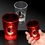 Custom 2 Oz. Red Light Up Shot Glass, Price/piece