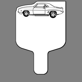 Custom Hand Held Fan W/ Colorized GTO Car, 7 1/2" W x 11" H
