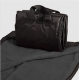 Blank Picnic Blanket - Fleece With Waterproof Shell - Charcoal, 50