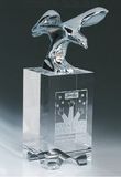 Custom Pride Eagle Crystal Award