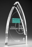 Custom 336-CSMZ10AC  - Modern Arch Award-Clear Acrylic