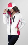 Custom Soft Shell Long Sleeve Full Zip Jacket w/Contrast Piping Detail.