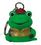 Blank Rubber Fireman Frog Keychain