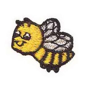 Custom Floral Embroidered Applique - Bee