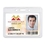 Custom Aveone Premium Grade Standard Slot/ Hole Badge Holder (3 3/8"x2 3/8"), Price/piece