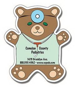 Custom TuffMag Stock 30 Mil Teddy Bear Magnet (4"x4.625")