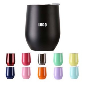 Custom Egg Shaped Cup Stainless Steel Tumbler