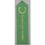 Blank Participant Green Satin Cord Ribbon, 8" L X 2" W, Price/piece