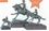 Custom Remington Cowboy Sculpture w/ Marble Base (3"), Price/piece