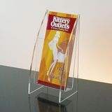Custom Single Pocket Modern Clear Acrylic Brochure Holder