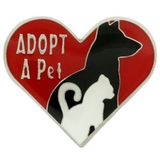 Blank Adopt A Pet Pin, 1