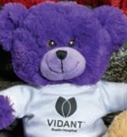 Custom 10" Purple Patty Bear Stuffed Animal