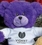 Custom 10" Purple Patty Bear Stuffed Animal, Price/piece