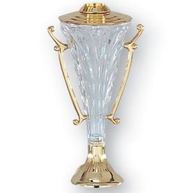 Blank Crystal Acrylic Cup W/Lid (5 3/4")(Without Base)