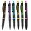 Custom ZigZag Retractable Ballpoint Pen w/ Black Barrel, 5.5" L, Price/piece
