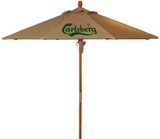 Custom Commercial Wood Market Umbrella 9'