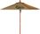 Custom Commercial Wood Market Umbrella 9', Price/piece