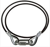 Blank Black Rope Retainer Ring for 11 1/2