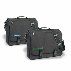 Custom Business Expandable Portfolio, Briefcase, Messenger Bag, 16" L x 12" W x 6.5" H