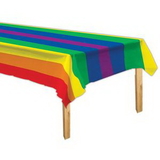Blank Rainbow Plastic Table Cover