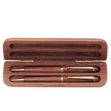 Custom Wood Boxed Pen & Pencil Set