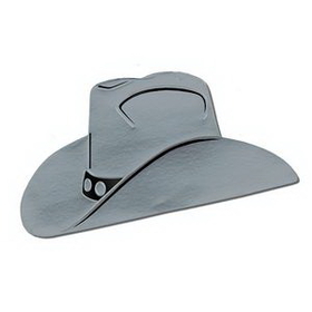Custom Foil Cowboy Hat Silhouettes, 19" L