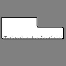 Custom Rectangle 1-5/16 X 2-1/2 6 Inch Ruler