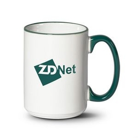 Custom Clancy Mug - 15oz White/Green