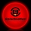 Custom Flashing Red Translucent Circle Blinkie, Price/piece
