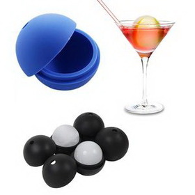 Custom Round Ice Ball Molds, 2" Diameter x 1.85" H