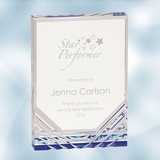 Custom Blue Jewel Mirage Acrylic Award (Small), 5