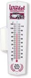 Custom Weather-Guard Thermometer w/Mounting Bracket, 3 5/8