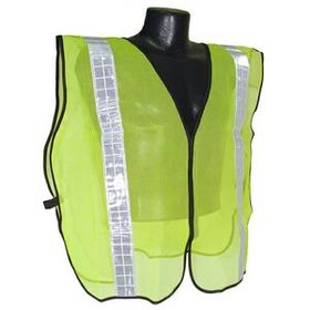 Custom 2" Tape Non-Rated Green Safety Vest