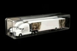 Blank Display Case For Semi Trucks & Small Dragsters w/Mirrored Insert