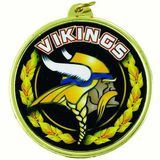 Custom TM Medal Series w/ Vikings Scholastic Mascot Mylar Insert
