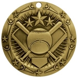 Custom 3'' World Class Softball Medallion (G)