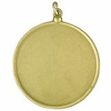 Custom Die Cast Zinc Medal Frame w/ Ring Border (Holds 2