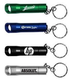 Custom LED Light/Bottle Opener/Key Chain (Spot Color), 2 3/4" L