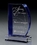 Custom Cherished Sapphire Crystal Award, 6 1/4" W X 9 1/4" H X 2 1/2" D, Price/piece