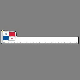 12" Ruler W/ Full Color Flag Of Panama