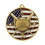 Custom 2 3/4" Baseball Patriotic Medallion, Price/piece