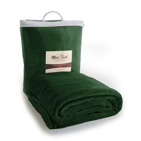 Blank Cloud Mink Touch Throw Blanket - Forest Green (Overseas), 50" W X 60" L